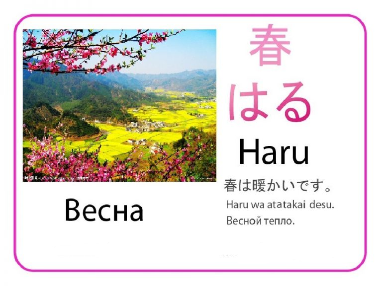 Карточки по японскому языку