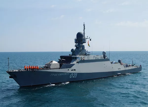 السفن الحربية الروسية الحديثة