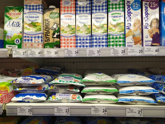 Food prices in Ukrainian
